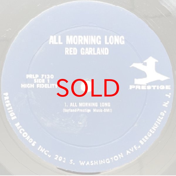 画像2: RED GARLAND QUINTET -  ALL MORNIN' LONG (2)