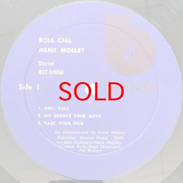 HANK MOBLEY - ROLL CALL - Jazz Records seeed