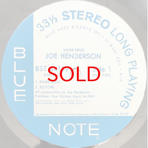 画像2: JOE HENDERSON -  INNER URGE (2)