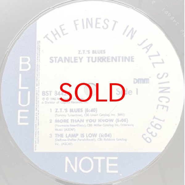 画像2: STANLEY TURRENTINE -  ZT'S BLUES (2)