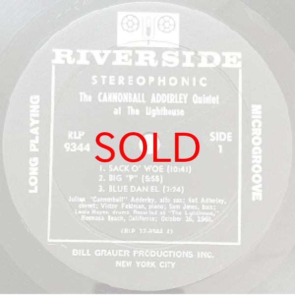 画像2: CANNONBALL ADDERLEY QUINTET -  AT THE LIGHTHOUSE (2)