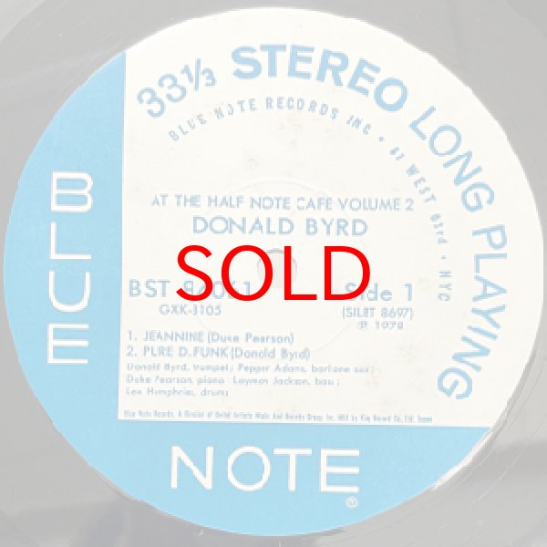 画像2: DONALD BYRD -  AT THE HALF NOTE CAFE VOL.2 (2)