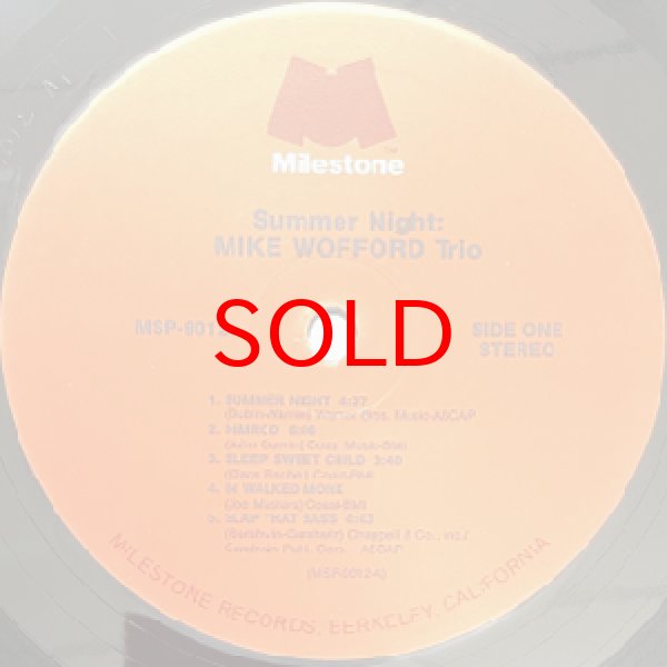 画像2: MIKE WOFFORD TRIO -  SUMMER NIGHT (2)