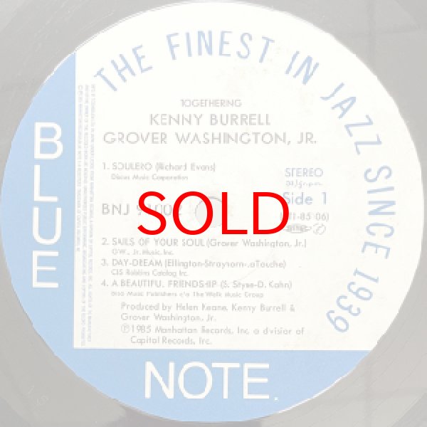 画像2: KENNY BURRELL / GROVER WASHINGTON JR -  TOGETHERING (2)