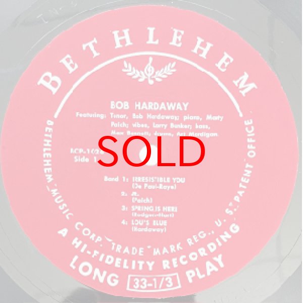 画像2: BOB HARDAWAY -  LOU'S BLUE 【10INCH】 (2)