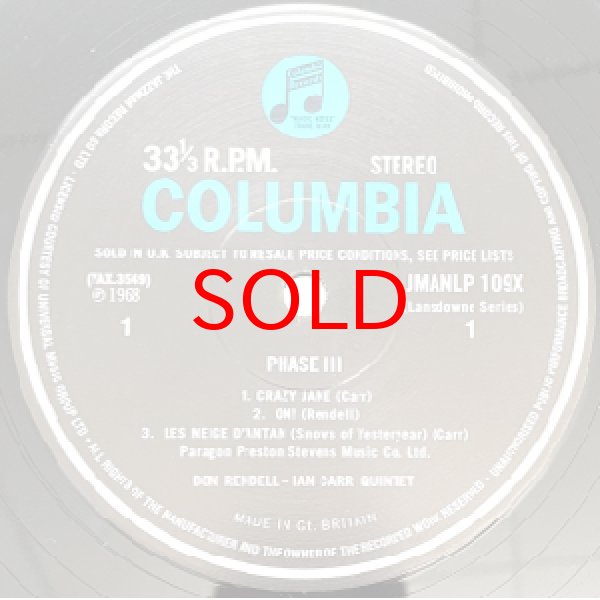 画像2: DON RENDELL / IAN CARR QUINTET -  PHASE III (2)