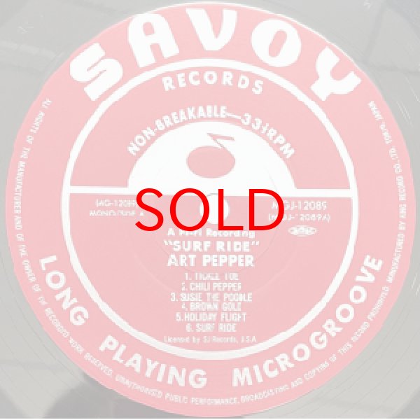 画像2: ART PEPPER -  SURF RIDE (2)