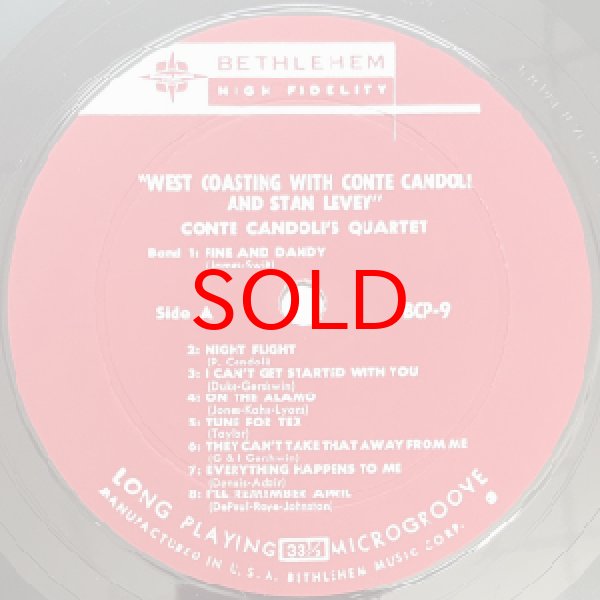 画像2: CONTE CANDOLI / STAN LEVEY / ZOOT SIMZ -  WEST COASTING WITH (2)