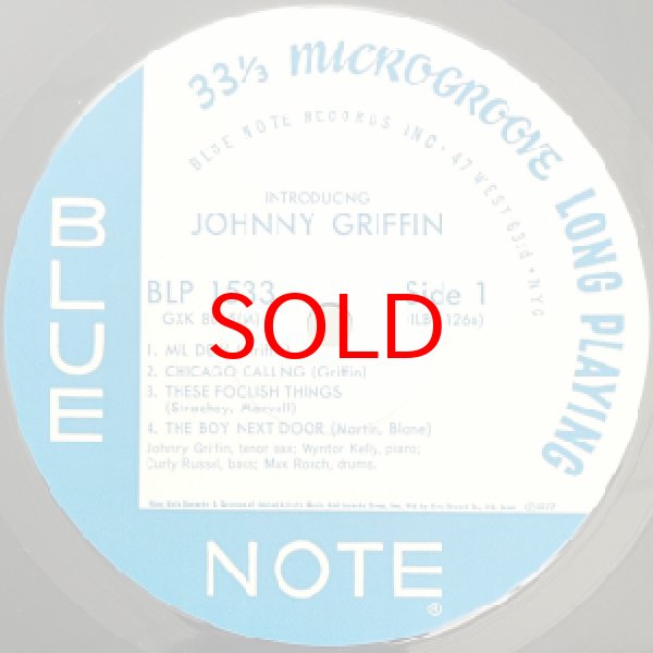 画像2: JOHNNY GRIFFIN -  INTRODUCING JOHNNY GRIFFIN (2)