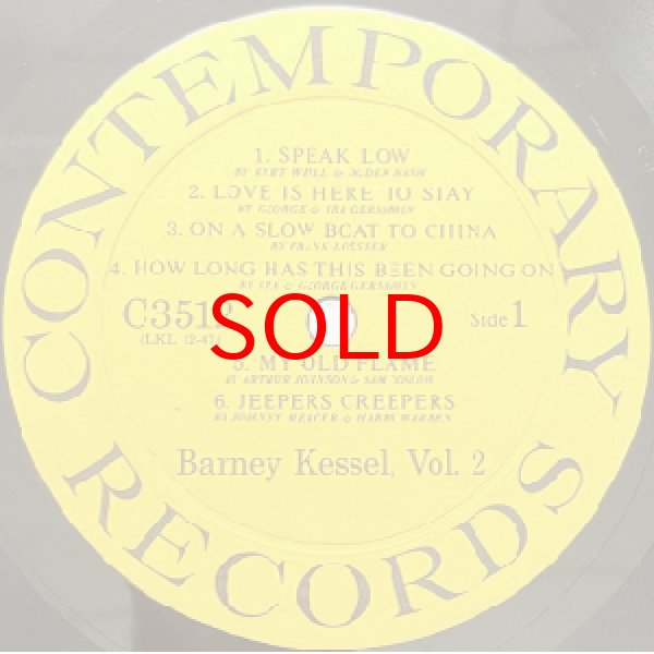 画像2: BARNEY KESSEL -  BARNEY KESSEL PLAY STANDARDS (2)