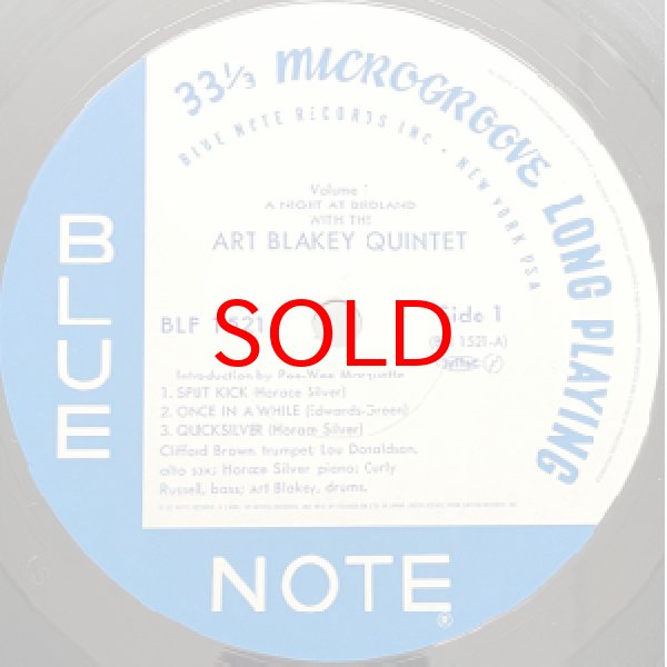 画像2: ART BLAKEY QUNITET -  A NIGHT AT BIRDLAND VOL.1 (2)