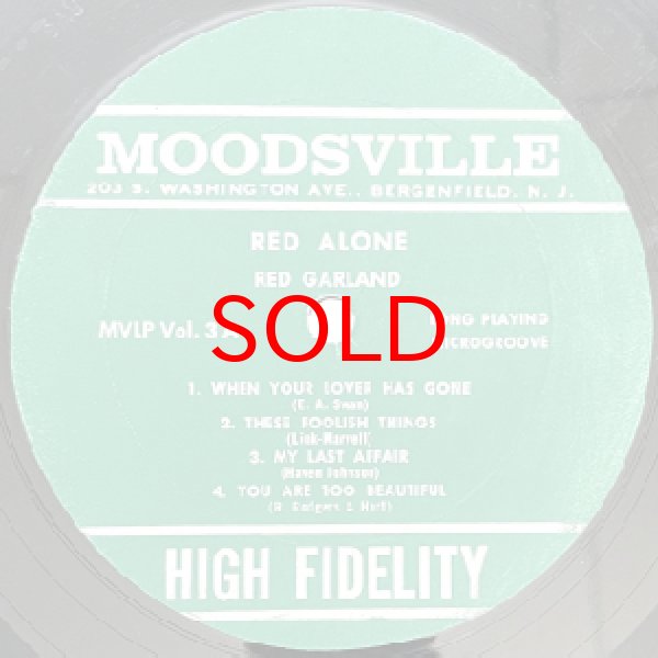 画像2: RED GARLAND -  RED ALONE (2)