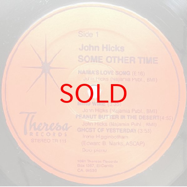 画像2: JOHN HICKS -  SOME OTHER TIME (2)