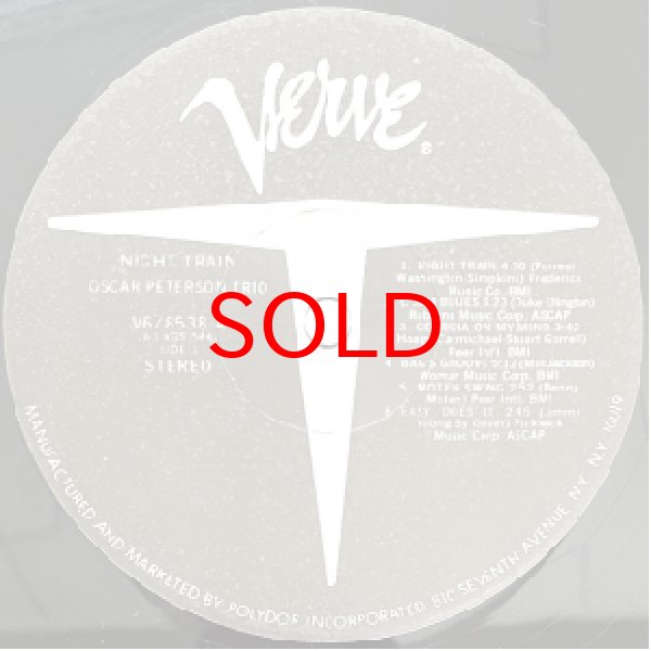 画像2: OSCAR PETERSON TRIO -  NIGHT TRAIN (2)
