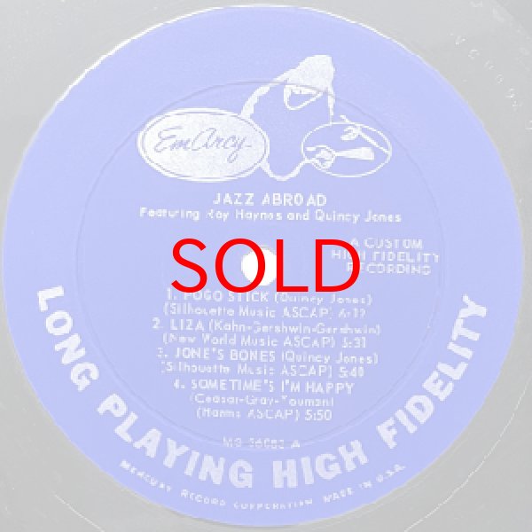 画像2: ROY HAYNES / QUINCY JONES -  JAZZ ABROAD (2)