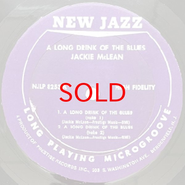 画像2: JACKIE McLEAN -  A LONG DRINK OF THE BLUES (2)