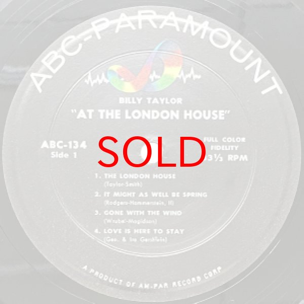 画像2: BILLY TAYLOR -  AT THE LONDON HOUSE (2)