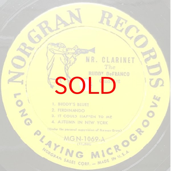 画像2: BUDDY DE FRANCO QUARTET -  MR CLARINET (2)
