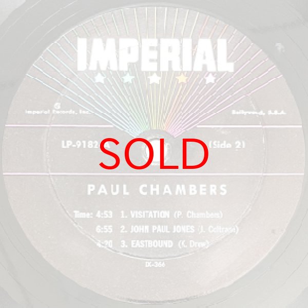 画像2: PAUL CHAMBERS -  CHAMBERS' MUSIC (2)