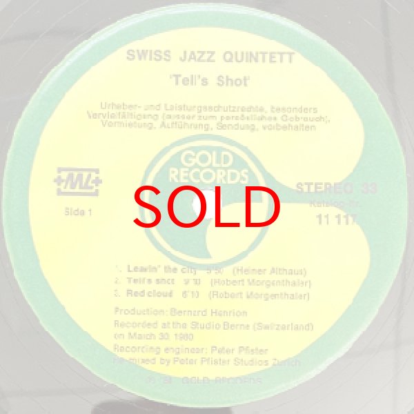画像2: SWISS JAZZ QUINTET -  TELL'S SHOT (2)