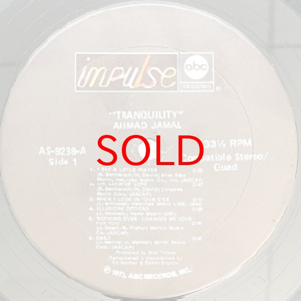 画像2: AHMAD JAMAL -  TRANQUILITY (2)