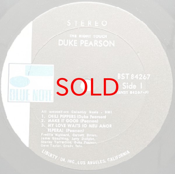 画像2: DUKE PEARSON -  THE RIGHT TOUCH (2)