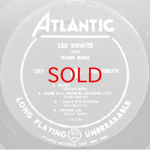 画像2: LEE KONITZ WITH WARNE MARSH -  S / T (2)