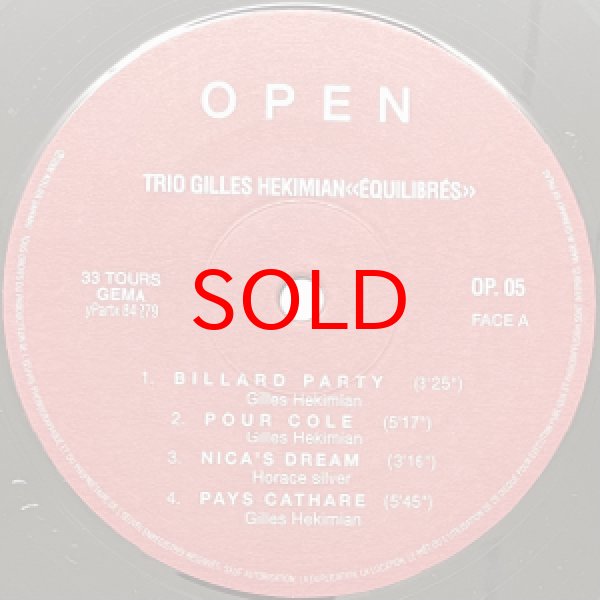 画像2: GILLES HEKIMIAN -  EQUILIBRES (2)