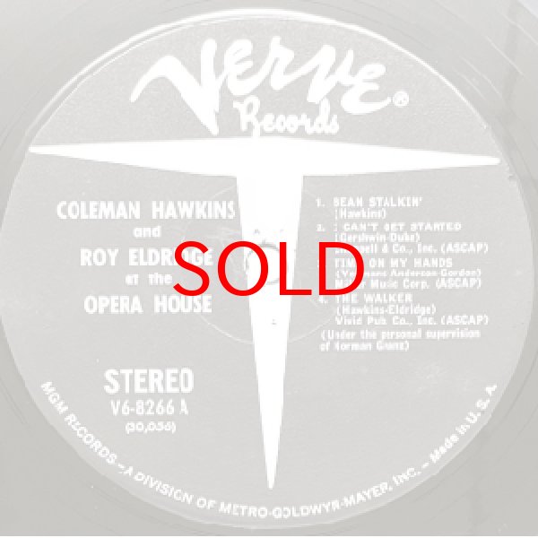 画像2: COLEMAN HAWKINS AND ROY ELDRIDGE -  AT THE OPERA HOUSE (2)