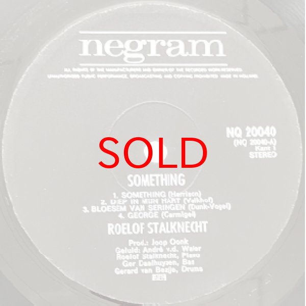 画像2: ROELOF STALKNECHT -  SOMETHING (2)