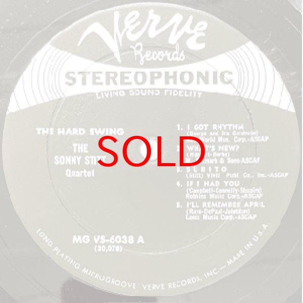 画像2: SONNY STITT QUARTET -  THE HARD SWING (2)