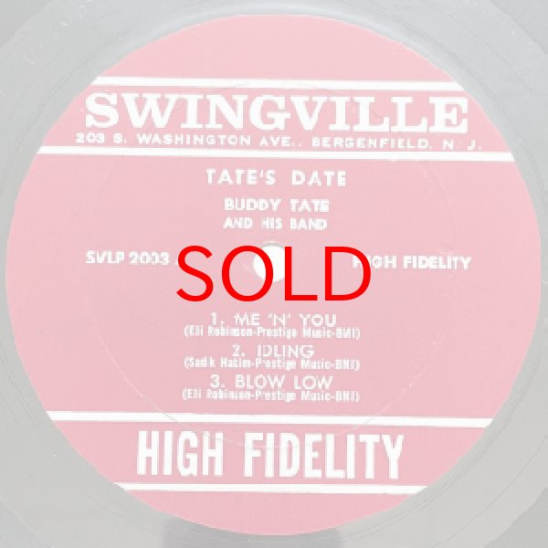 画像2: BUDDY TATE -  TATE'S DATE (2)