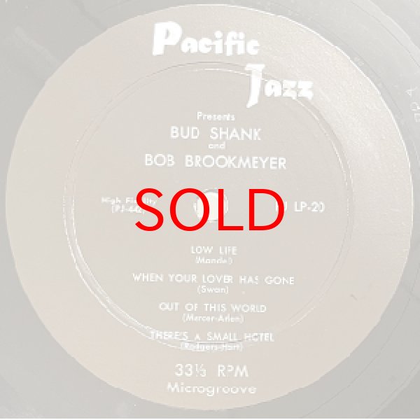 画像2: BUD SHANK / BOB BROOKMEYER -  BUD SHANK AND BOB BROOKMEYER 【10INCH】 (2)