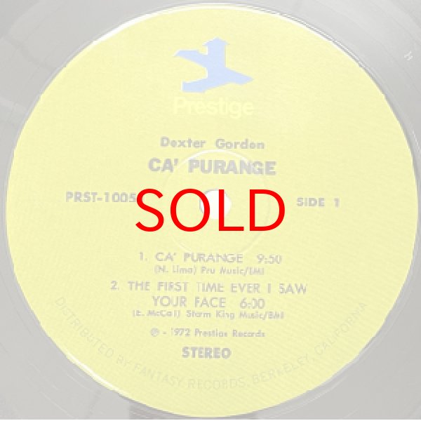 画像2: DEXTER GORDON -  CA'PURANGE (2)