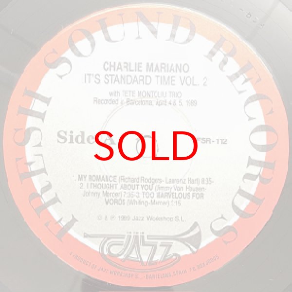 画像2: CHARLIE MARIANO / TETE MONTOLIU -  IT'S STANDARD TIME VOL 2 (2)