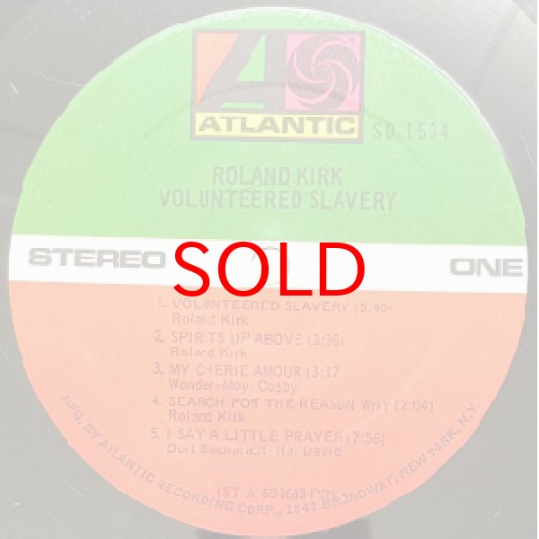 画像2: ROLAND KIRK -  VOLUNTEERED SLAVERY (2)
