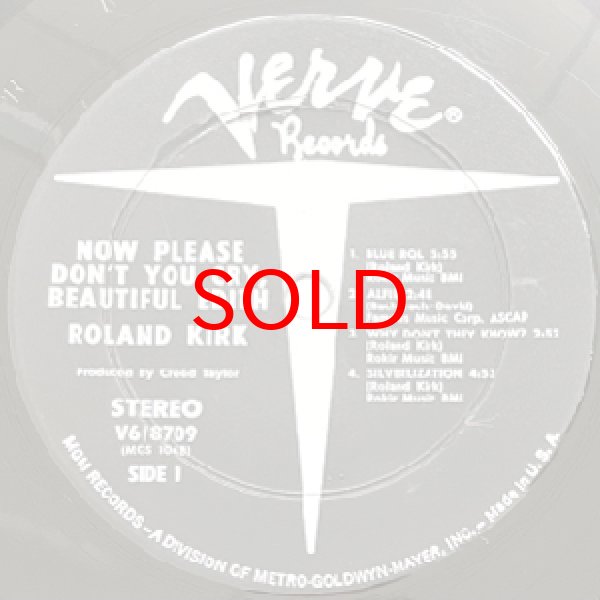 画像2: ROLAND KIRK -  NOW PLEASE DON'T YOU CRY, BEAUTIFUL EDITH (2)