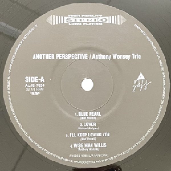 【中古】 Another Perspective AnthonyWonseyTrioアンソニー・ウォンジー・トリオ ANTHONY WONSEY TRIO - ANOTHER PERSPECTIVE - Jazz Records seeed