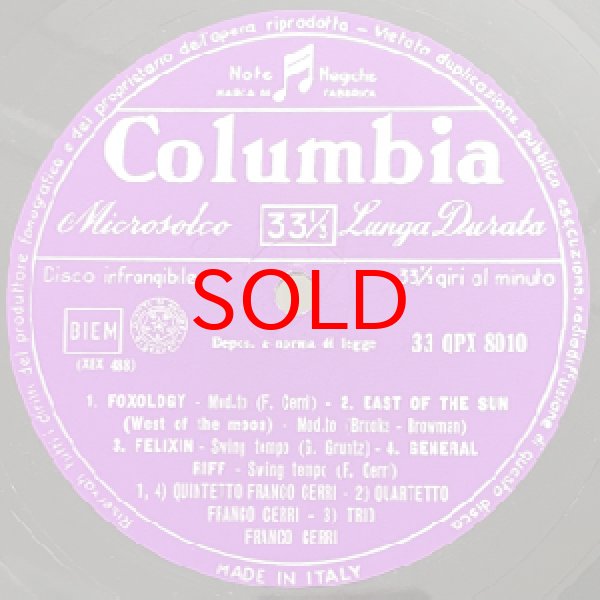 画像2: FRANCO CERRI -  FRANCO CERRI AND HIS EUROPEAN JAZZ STARS (2)