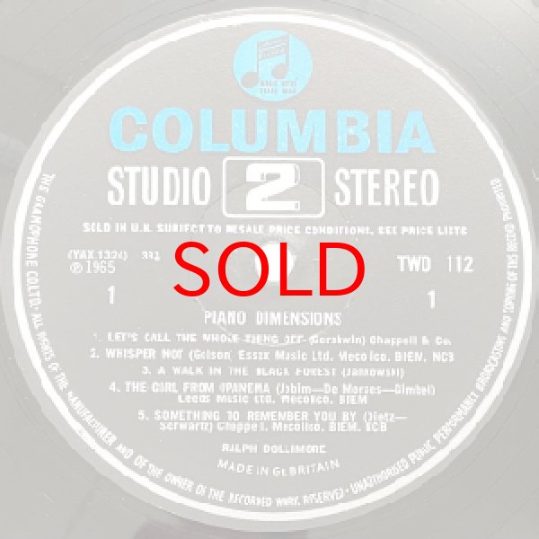画像2: RALRH DOLLIMORE -  PIANO DIMENSIONS (2)