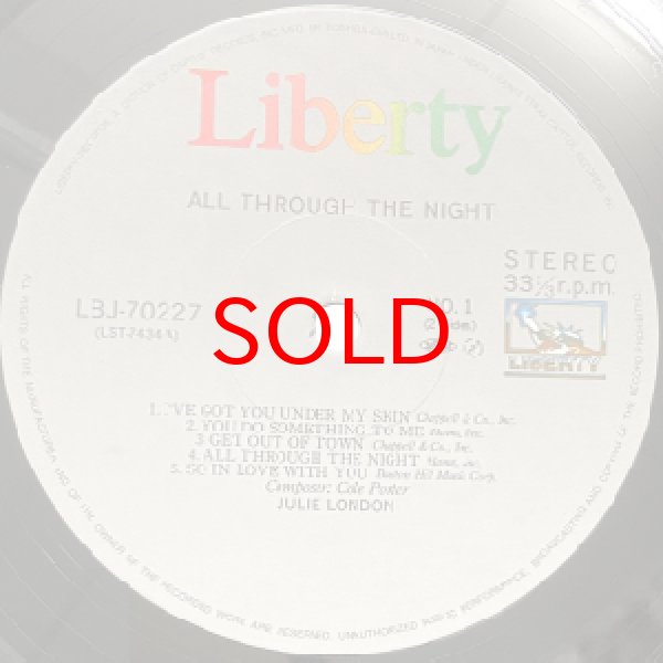 画像2: JULIE LONDON -  ALLTHROUGH THE NIGHT (2)