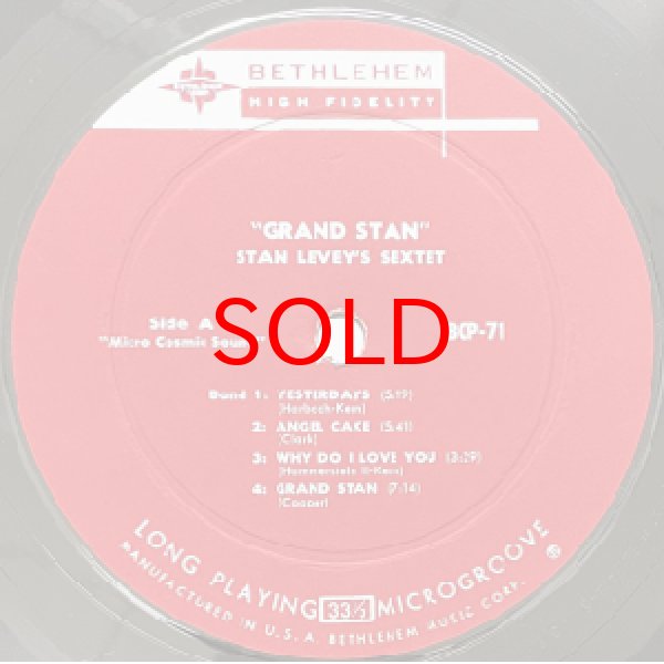 画像2: STAN LEVEY'S SEXTET -  GRAND STAN (2)