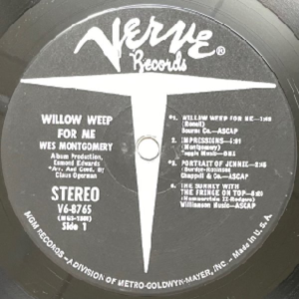 画像2: WES MONTGOMERY -  WILLOW WEEP FOR ME (2)