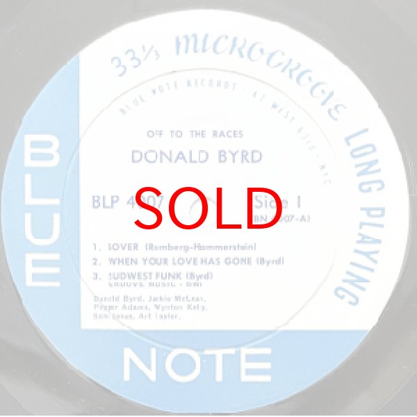 画像2: DONALD BYRD -  OFF TO THE RACES (2)