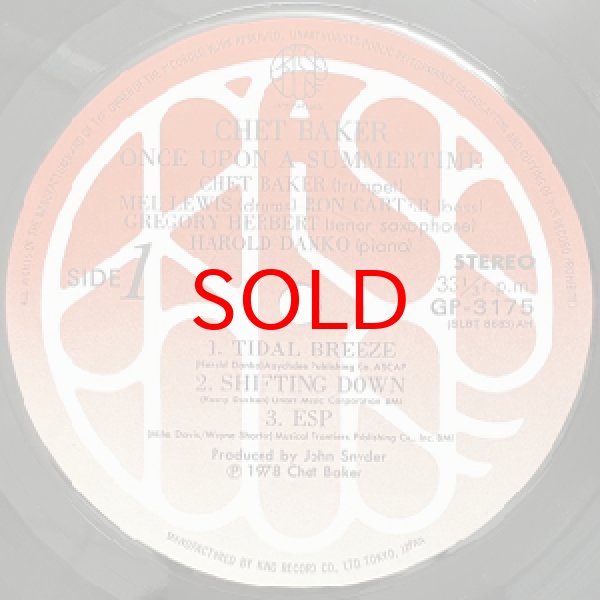 画像2: CHET BAKER -  ONCE UPON A SUMMERTIME (2)