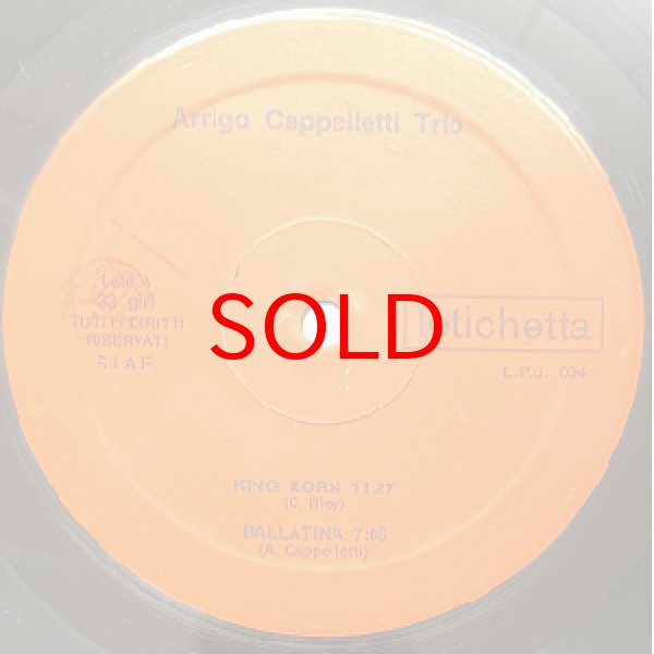 画像2: ARRIGO CAPPELLETTI TRIO -  RESIDUI (2)