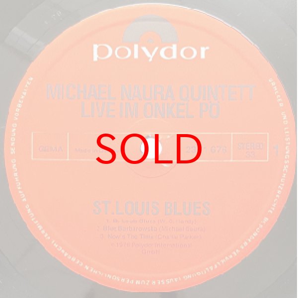 画像2: MICHAEL NAURA QUINTET -  ST LOUIS BLUES (2)