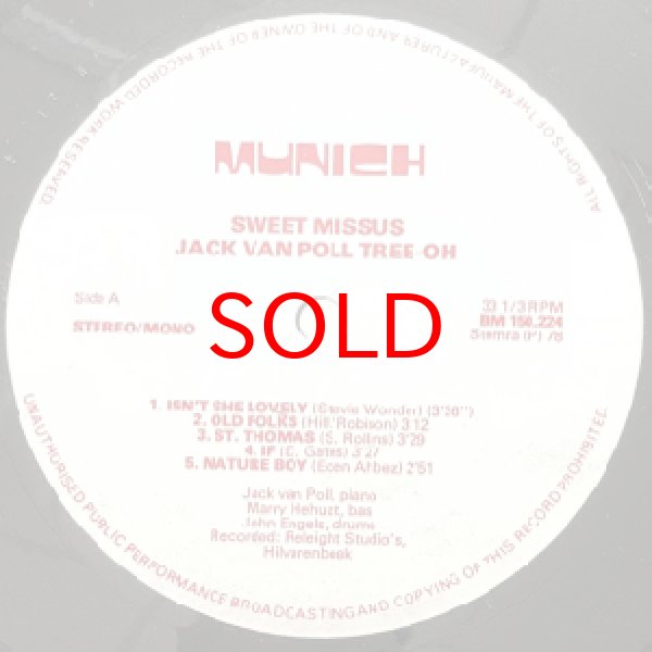 画像2: JACK VAN POLL -  SWEET MISSUS (2)