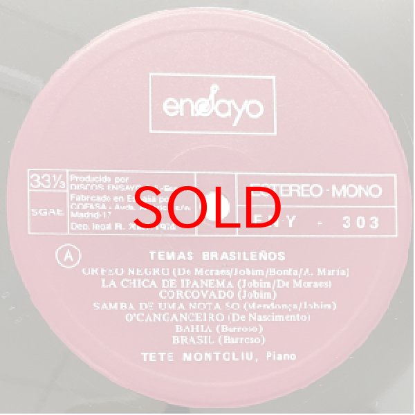 画像2: TETE MONTOLIU -  TEMAS BRASILENOS (2)