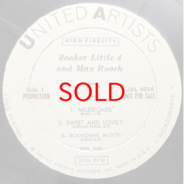 画像2: BOOKER LITTLE -  BOOKER LITTLE 4 AND MAX ROACH (2)
